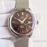 Swiss Replica IWC Schaffhausen Ingenieur  SS Coffee Brown Version Watch